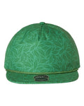 Imperial DNA010 The Aloha Rope Cap - Green Floral - front