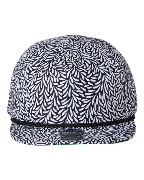 Imperial DNA010 The Aloha Rope Cap - Throwback Black - front