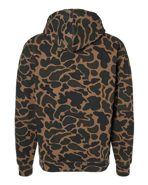 Independent Trading Co. IND4000 Heavyweight Hooded Sweatshirt - Duck Camo - back