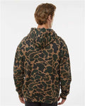 Independent Trading Co. IND4000 Heavyweight Hooded Sweatshirt - Duck Camo - model back