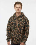 Independent Trading Co. IND4000 Heavyweight Hooded Sweatshirt - Duck Camo - model front