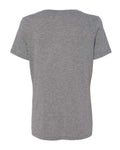 BELLA + CANVAS 6415 Women's Relaxed Triblend V-Neck Tee - Grey Triblend - back