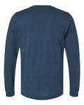 Bella+Canvas 3501 Unisex Jersey Long Sleeve Tee - Vintage Navy - back