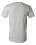 BELLA + CANVAS 3005CVC Unisex Heather CVC V-Neck Tee - Athletic Heather - back