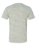 BELLA + CANVAS 3655 Unisex Textured Jersey V-Neck Tee - White Marble - back