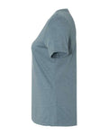 BELLA + CANVAS 6405CVC Women's Relaxed Heather CVC V-Neck Tee - Heather Slate - side