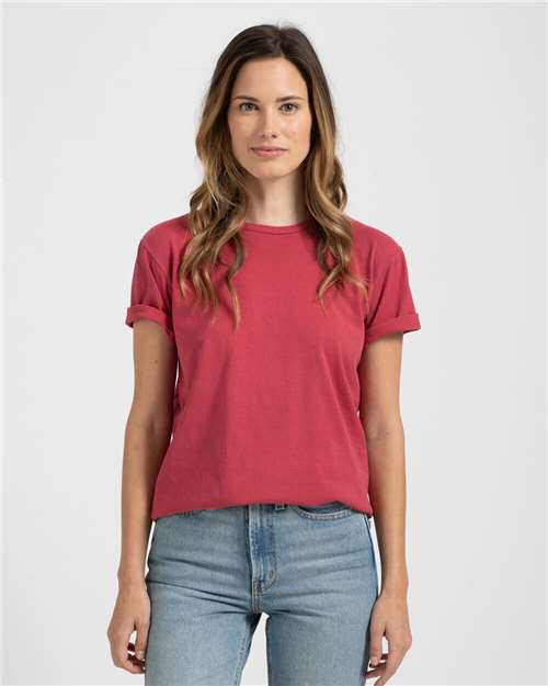 Tultex 1900 Men's Heritage T-Shirt - Crimson - model front