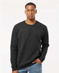 Tultex 340 Unisex Fleece Crewneck Sweatshirt - Black - model front