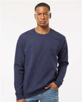 Tultex 340 Unisex Fleece Crewneck Sweatshirt - Navy - model front