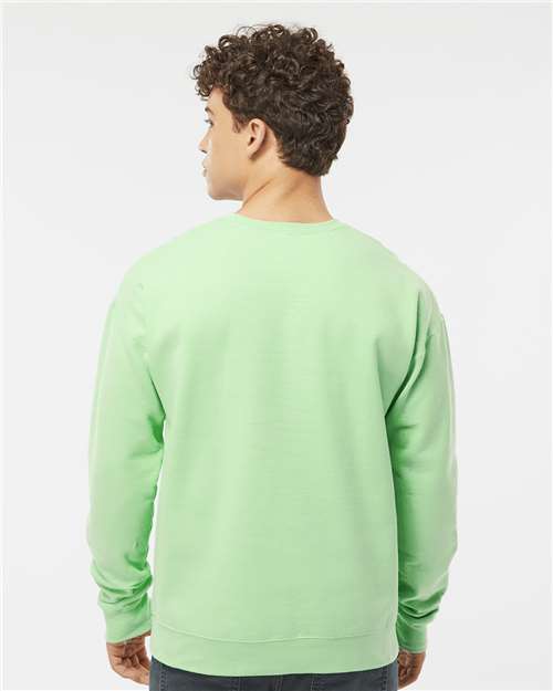 Tultex 340 Unisex Fleece Crewneck Sweatshirt - Neo Mint - model back
