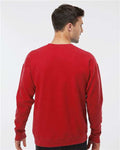 Tultex 340 Unisex Fleece Crewneck Sweatshirt - Red - model back