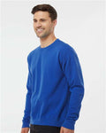 Tultex 340 Unisex Fleece Crewneck Sweatshirt - Royal - model side