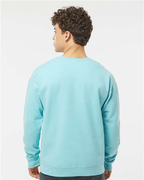 Tultex 340 Unisex Fleece Crewneck Sweatshirt - Purist Blue - model back