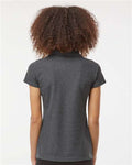 Tultex 401 Women's 50/50 Sport Pique Polo - Heather Charcoal - model back