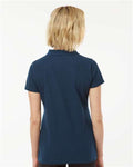 Tultex 401 Women's 50/50 Sport Pique Polo - Navy - model back