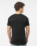 Tultex 502 Men's Premium Cotton T-Shirt - Black - model back