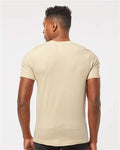 Tultex 502 Men's Premium Cotton T-Shirt - Buttercream - model back