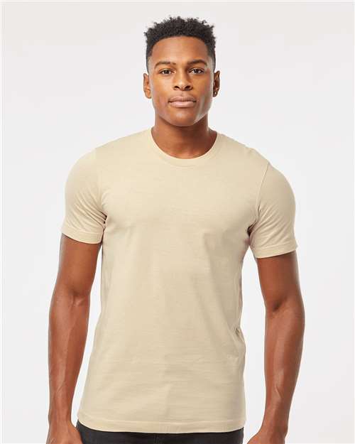 Tultex 502 Men's Premium Cotton T-Shirt - Buttercream - model front