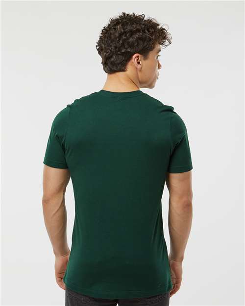 Tultex 502 Men's Premium Cotton T-Shirt - Forest - model back