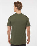 Tultex 502 Men's Premium Cotton T-Shirt - Olive - model back