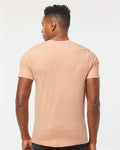 Tultex 502 Men's Premium Cotton T-Shirt - Peach - model back
