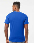Tultex 502 Men's Premium Cotton T-Shirt - Royal - model back