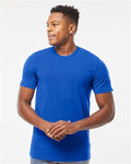 Tultex 502 Men's Premium Cotton T-Shirt - Royal - model front