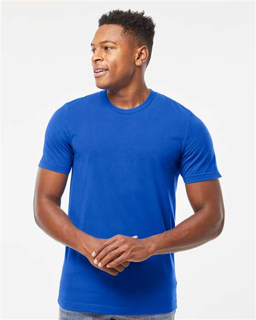 Tultex 502 Men's Premium Cotton T-Shirt - Royal - model front