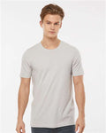 Tultex 502 Men's Premium Cotton T-Shirt - Silver - model front
