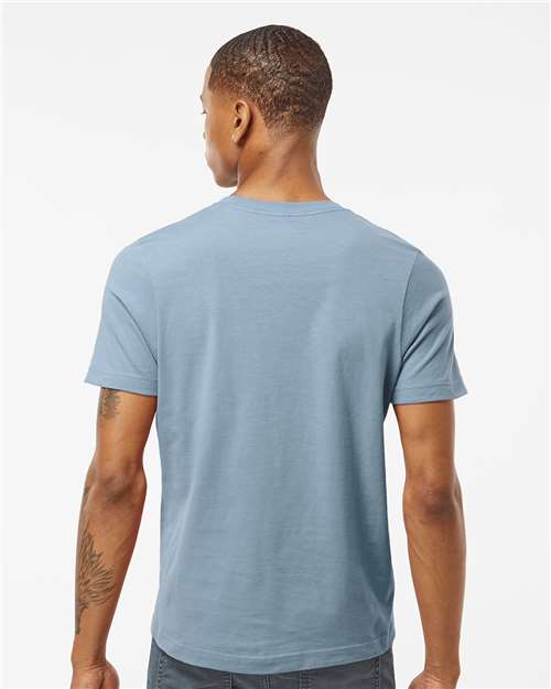 Tultex 502 Men's Premium Cotton T-Shirt - Slate - model back