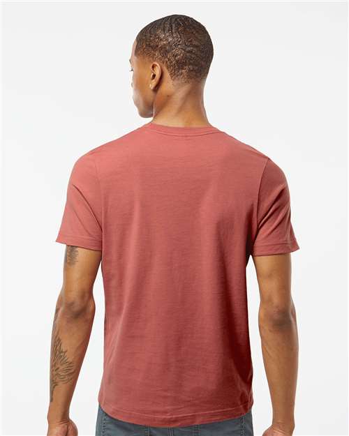 Tultex 502 Men's Premium Cotton T-Shirt - Terracotta - model back