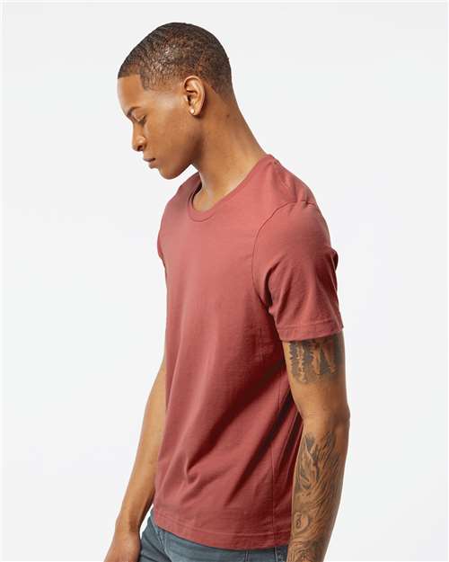 Tultex 502 Men's Premium Cotton T-Shirt - Terracotta - model side