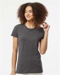Tultex 516 Women's Premium Cotton T-Shirt - Charcoal - model front