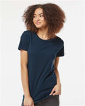 Tultex 516 Women's Premium Cotton T-Shirt - Navy - model front