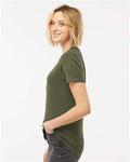 Tultex 516 Women's Premium Cotton T-Shirt - Olive - model side
