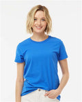 Tultex 516 Women's Premium Cotton T-Shirt - Royal - model front