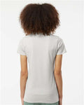 Tultex 516 Women's Premium Cotton T-Shirt - Silver - model back