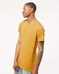 Tultex 541 Men's Premium Cotton Blend T-Shirt - Antique Gold Heather - model side