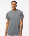 Tultex 541 Men's Premium Cotton Blend T-Shirt - Athletic Heather - model front