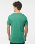 Tultex 541 Men's Premium Cotton Blend T-Shirt - Kelly Heather - model back