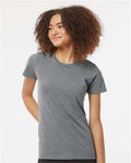 Tultex 542 Women's Premium Cotton Blend T-Shirt - Athletic Heather - model front