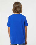 Tultex 235 Youth Fine Jersey T-Shirt - Royal - model back