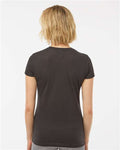 Tultex 240 Women's Poly-Rich T-Shirt - Black - model back