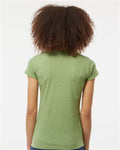 Tultex 240 Women's Poly-Rich T-Shirt - Heather Green - model back