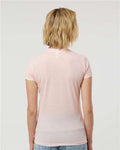 Tultex 240 Women's Poly-Rich T-Shirt - Heather Pink - model back