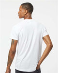 Tultex 241 Unisex Poly-Rich T-Shirt - White - model back