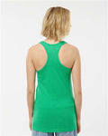 Tultex 190 Women's Poly-Rich Racerback Tank Top - Heather Kelly - model back
