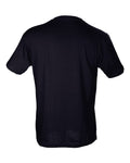 Tultex 206 Men's Fine Jersey V-Neck T-Shirt - Black - back