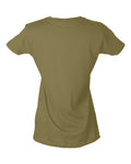 Tultex 213 Women's Fine Jersey Slim Fit T-Shirt - Sand (disc) - back