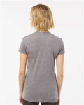 Tultex 253 Women's Tri-Blend T-Shirt - Heather Tri Blend - model back